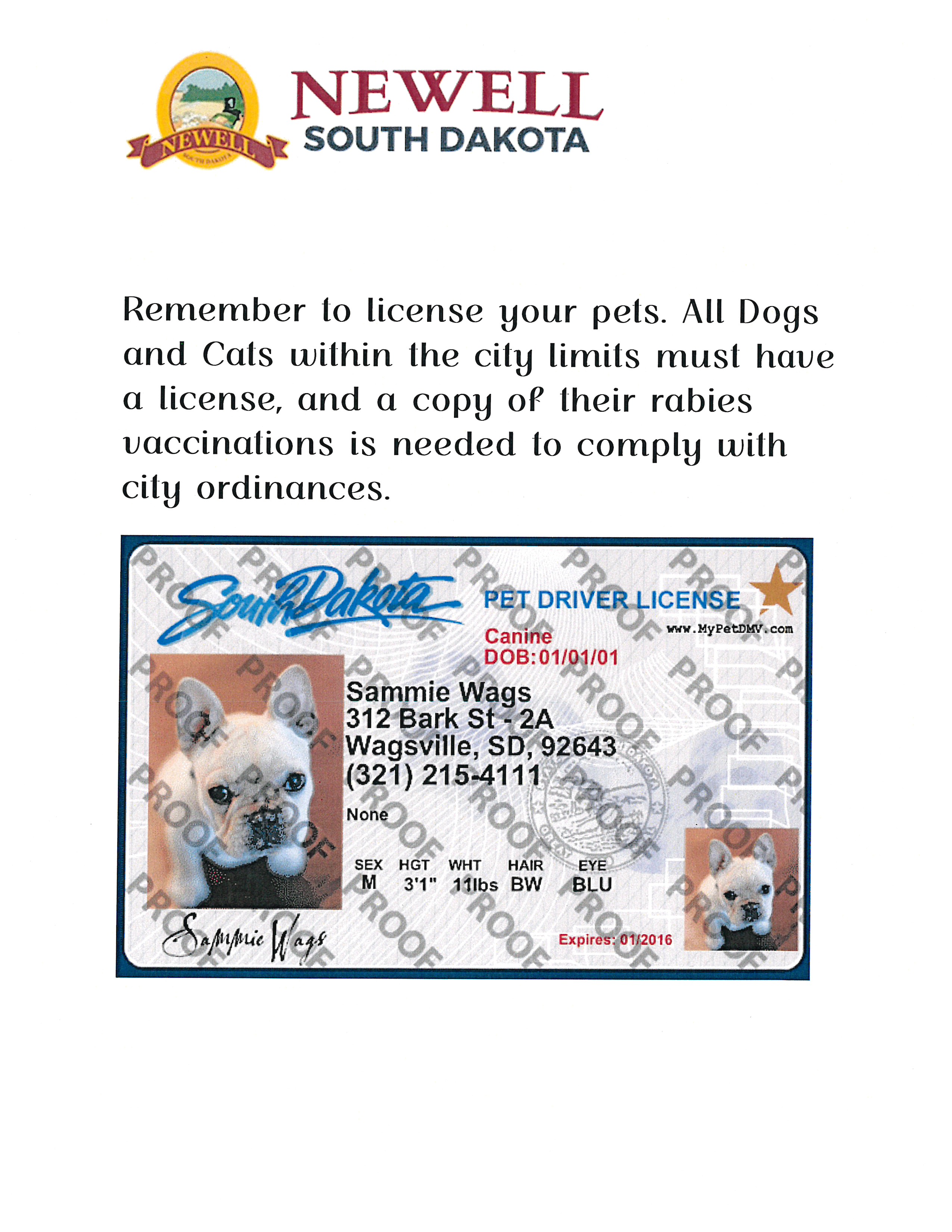 Pet License